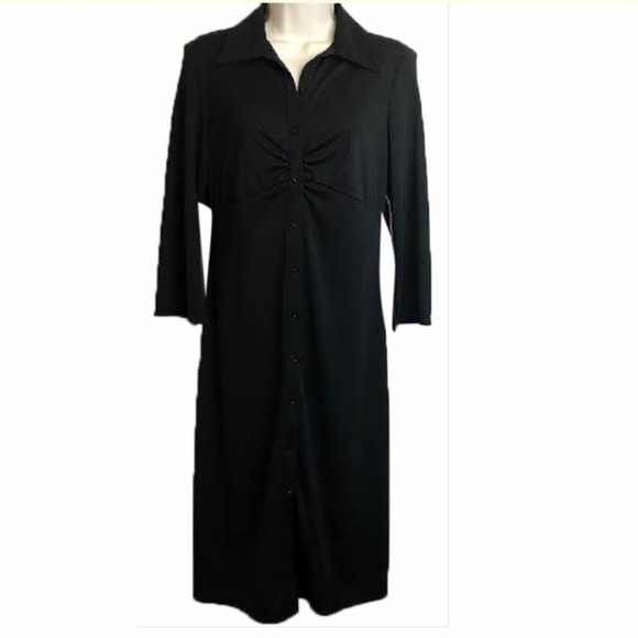 bisou bisou black dress Cindy Bodycon Jersey Dress in Black